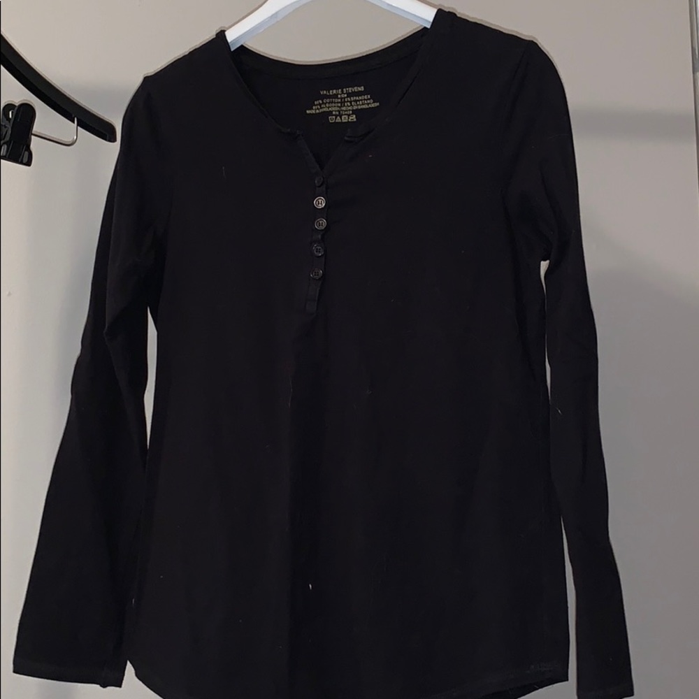 Black Button Up